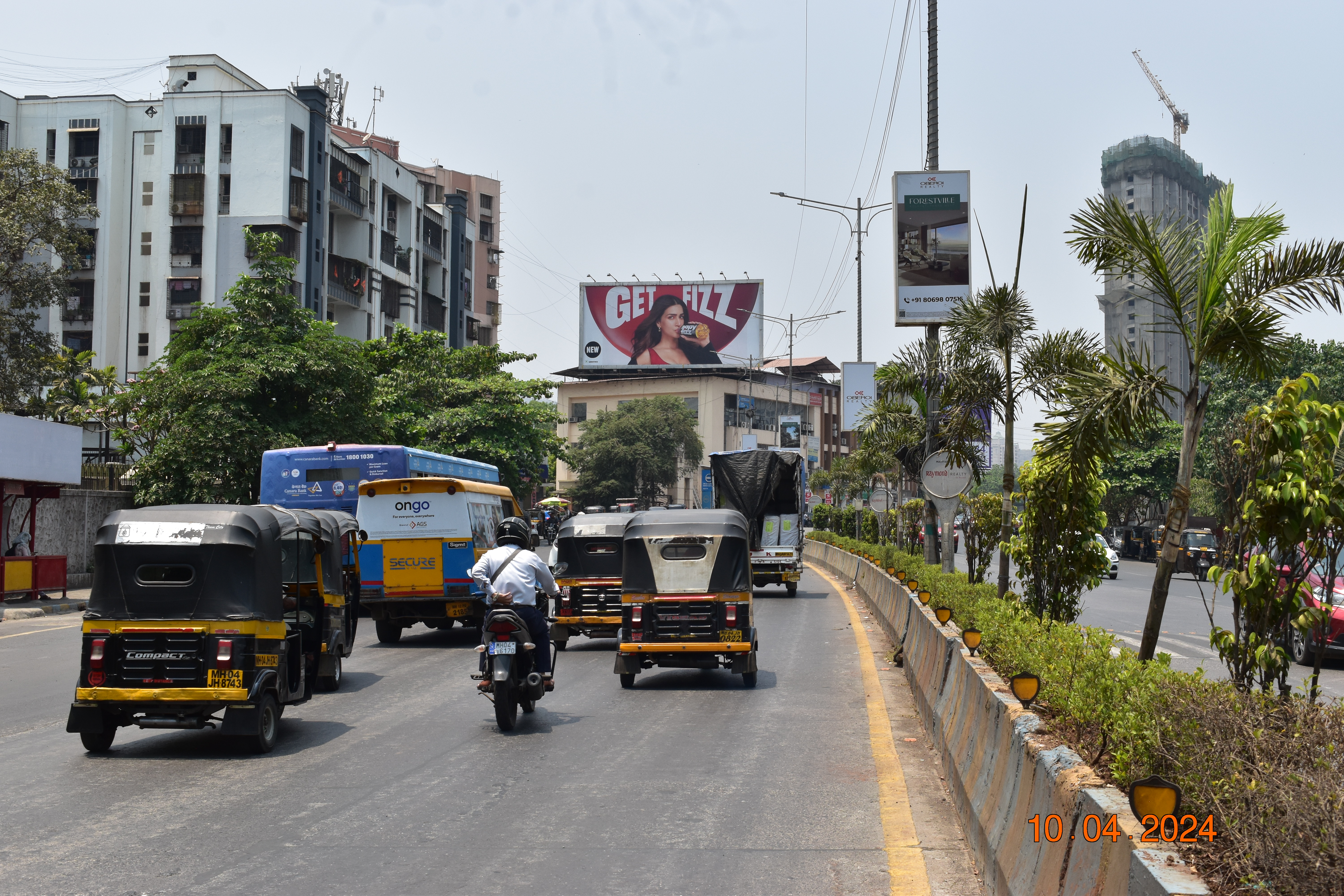 Thane Majiwada Pokhran Road No 02 hoarding